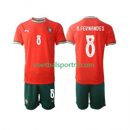 Portugal Bruno Fernandes 8 Kind Thuis Tenue 2025-26